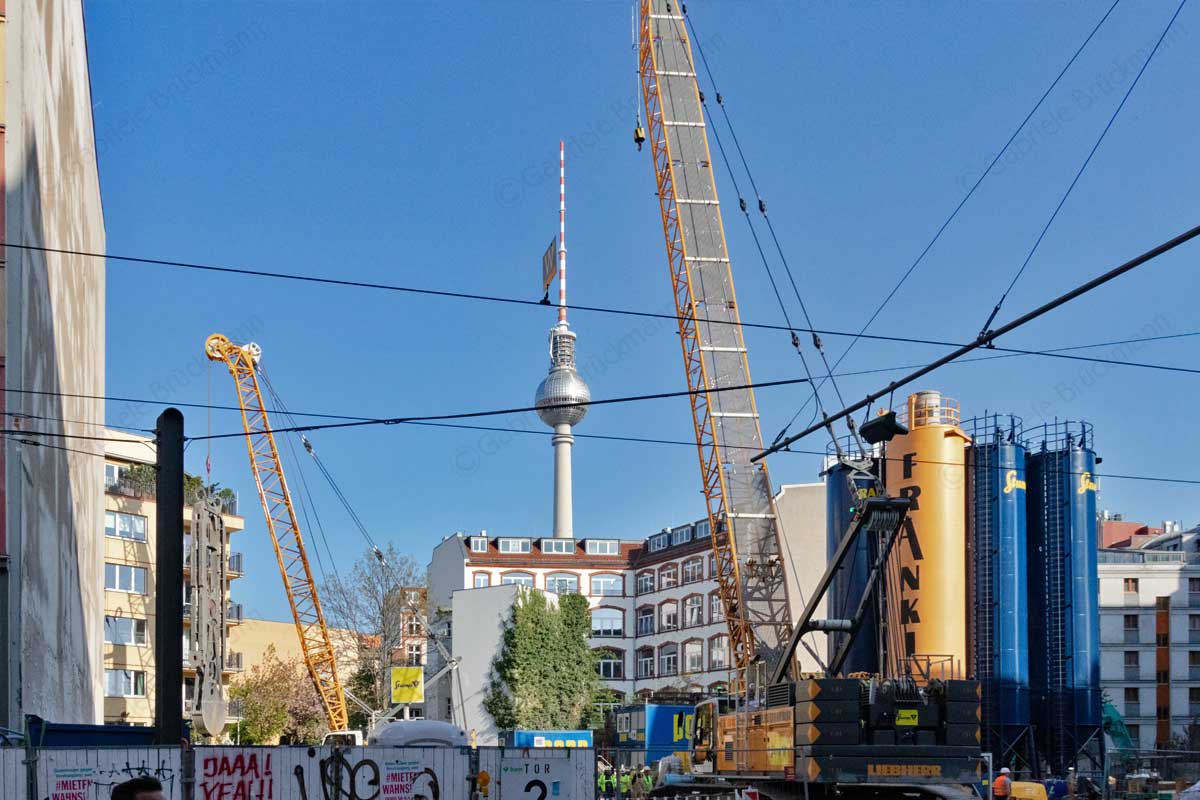 Baustelle in Berlin Mitte