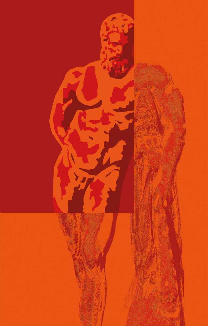 Herkules 1/3, rot/orange, Computergrafik
